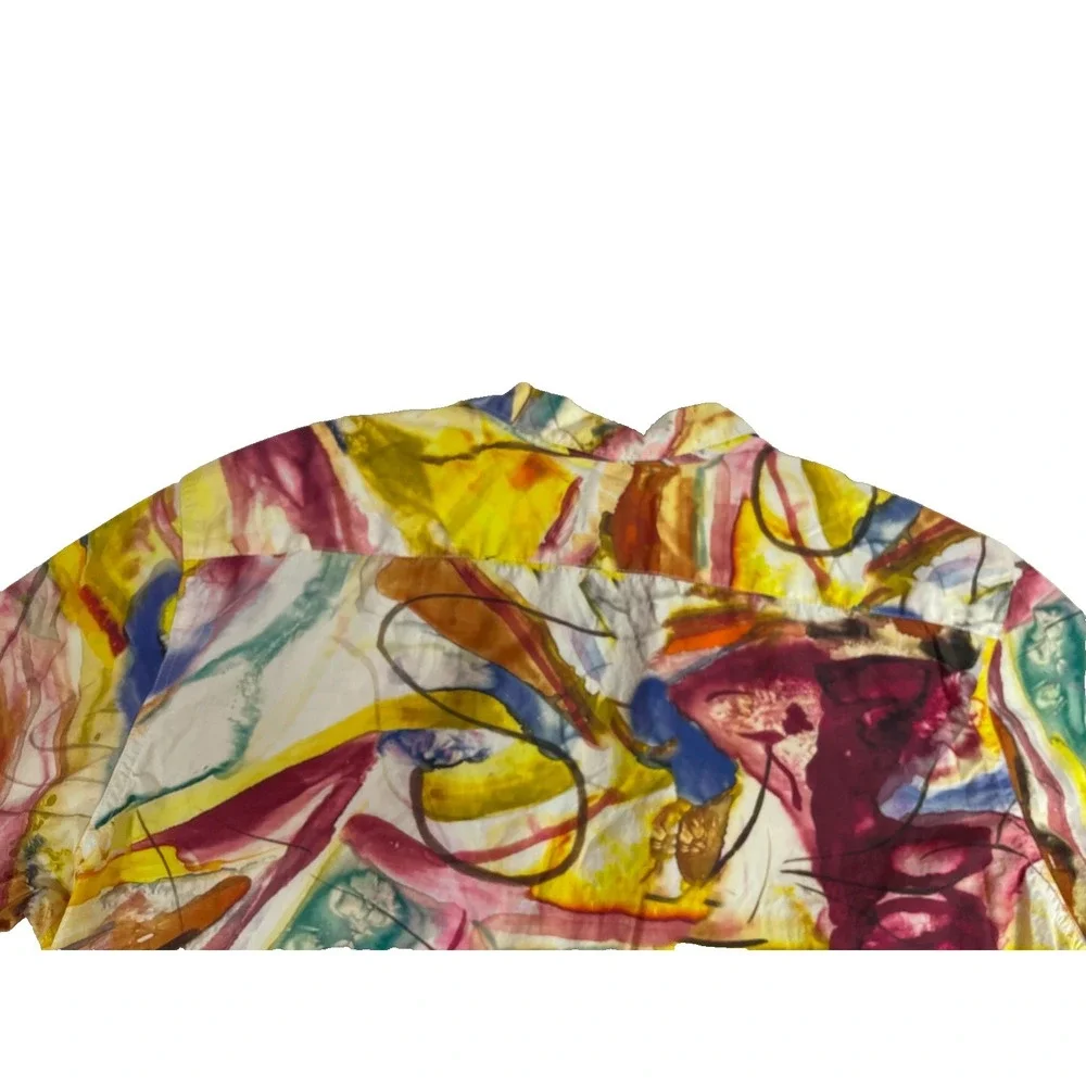 Levi's Relaxed Hawaiian‎ Short Sleeve Button Down Shirt Men's Size XL